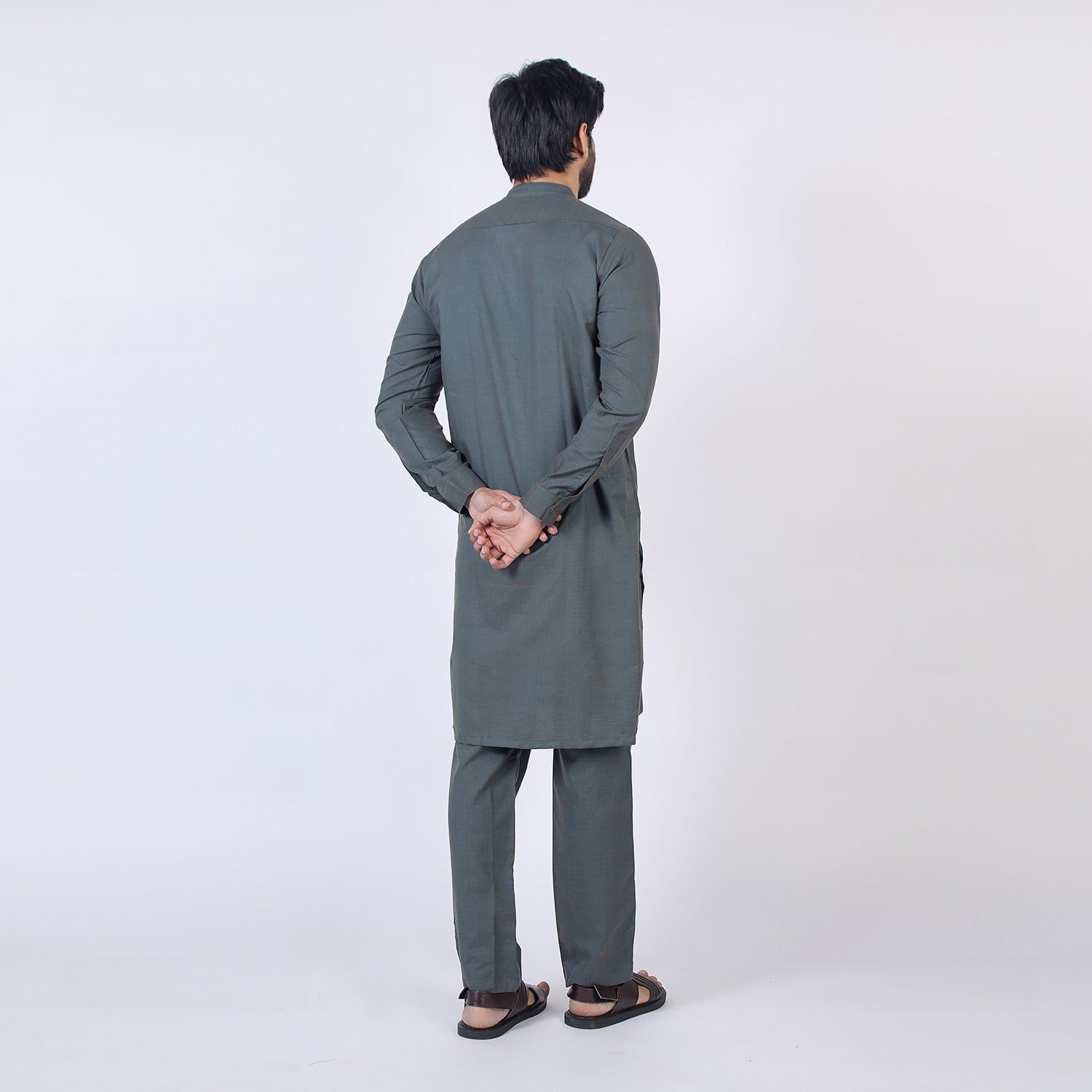 Eminent Men's Embroidered Kurta Pajama Suit - Green, Men's Shalwar Kameez, Eminent, Chase Value