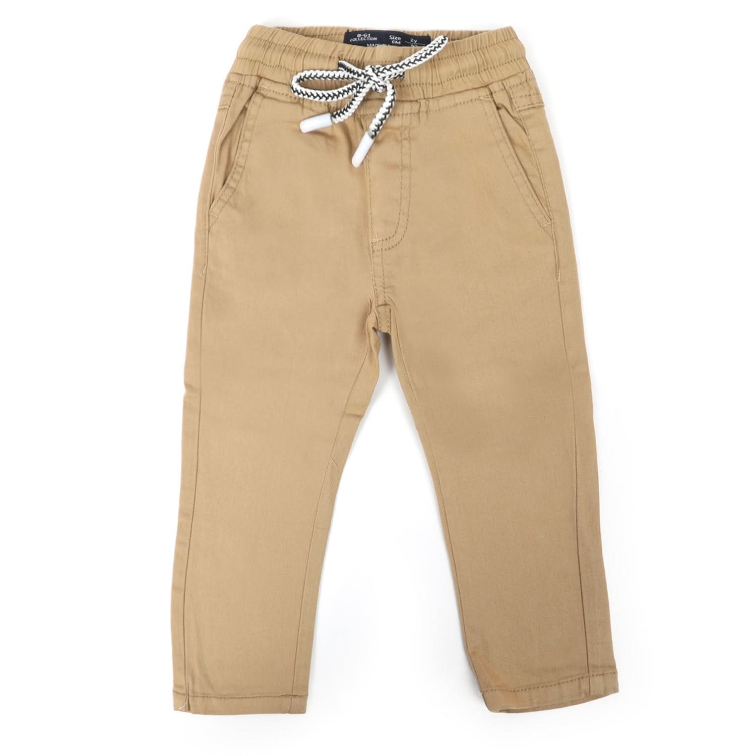 Boys Cotton Jogger Pant - Khaki, Boys Cotton Pants, Chase Value, Chase Value