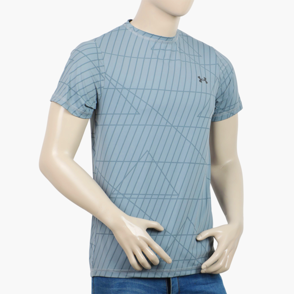Men's Half Sleeves T-Shirt - Grey, Men's T-Shirts & Polos, Chase Value, Chase Value