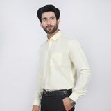 Valuable Men's Formal Plain Shirt - Cream, Men's Shirts, Chase Value, Chase Value