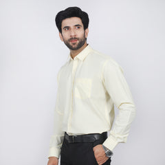 Men's Formal Shirt - Cream