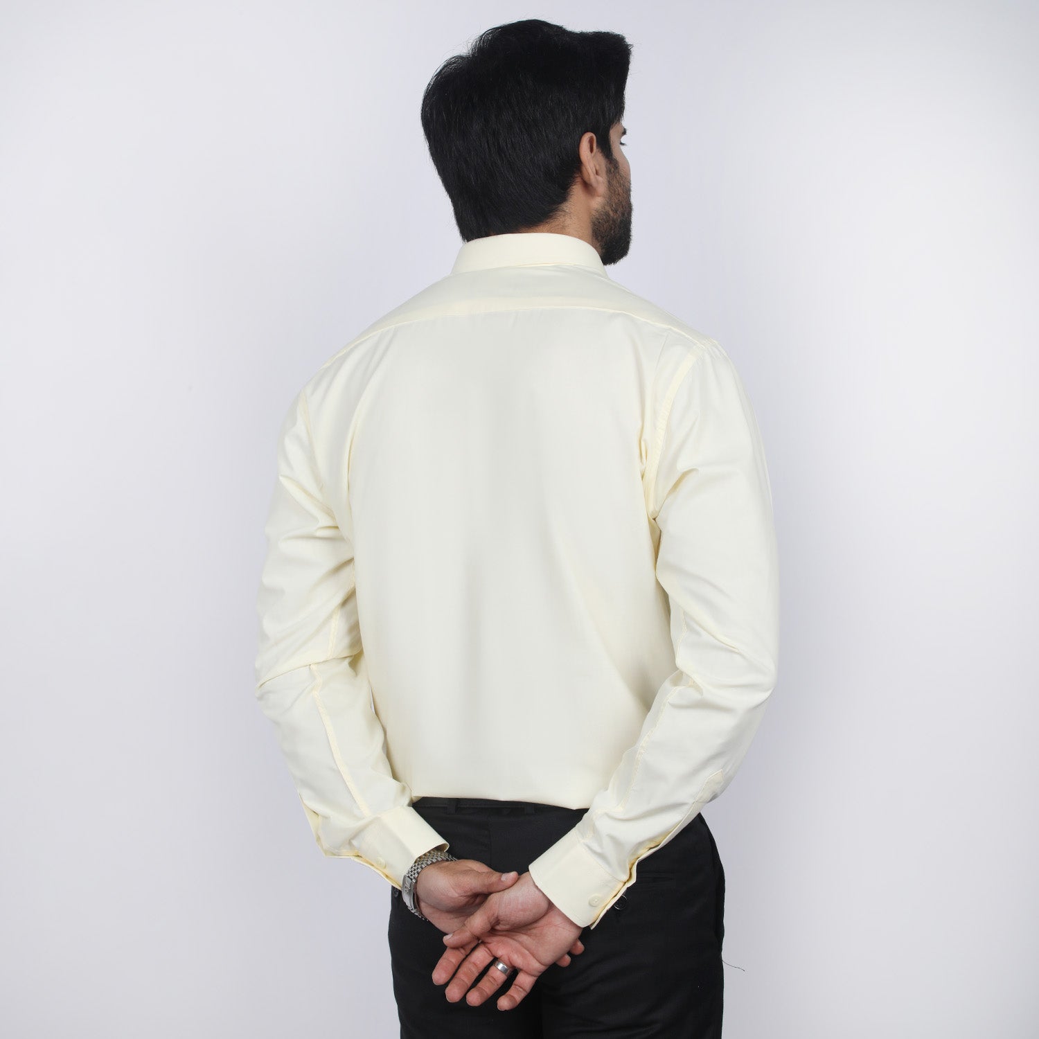 Valuable Men's Formal Plain Shirt - Cream, Men's Shirts, Chase Value, Chase Value