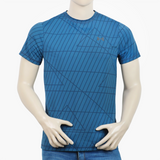 Men's Half Sleeves T-Shirt - Steel Blue, Men's T-Shirts & Polos, Chase Value, Chase Value