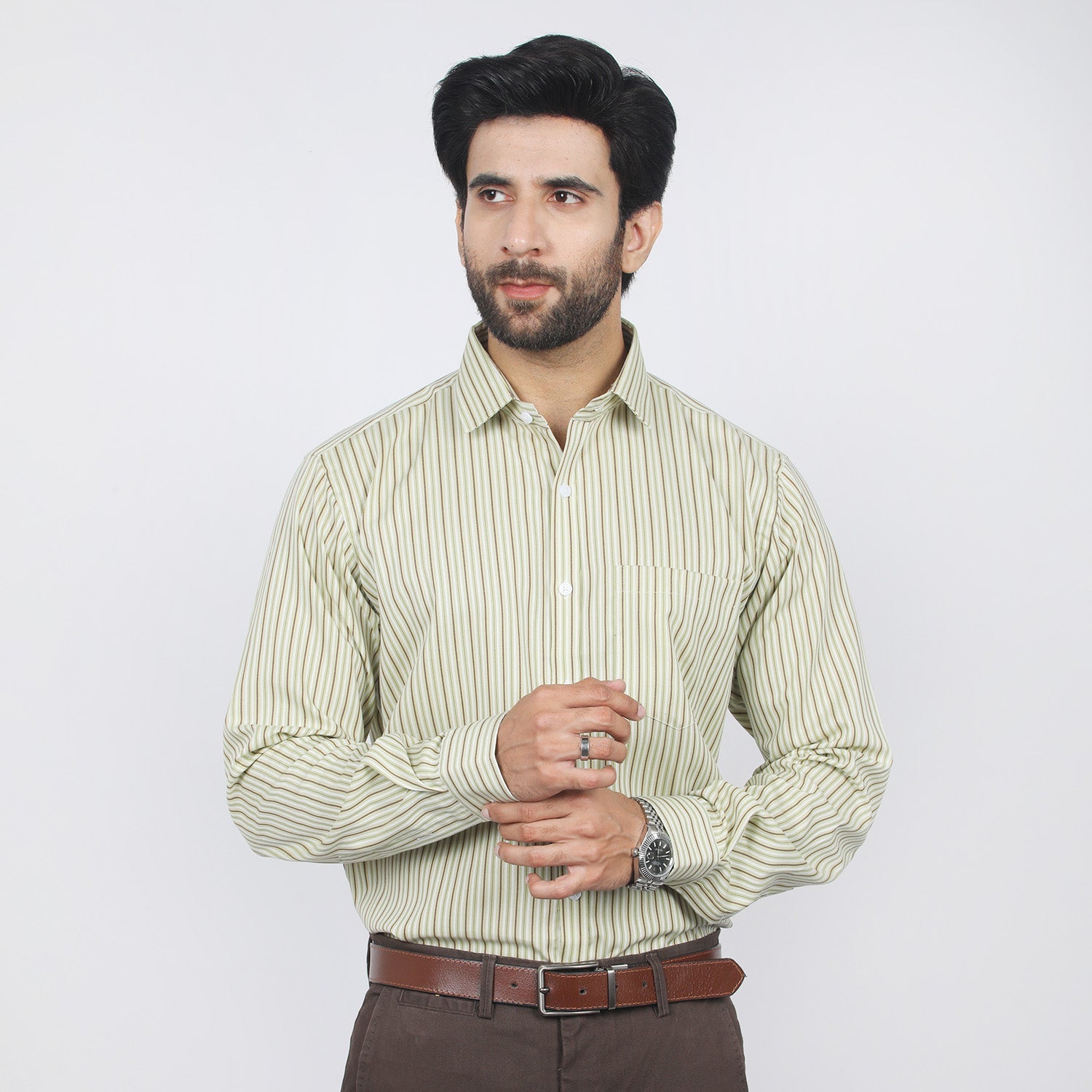 Eminent Men's Formal Shirt - Light Green, Men's Shirts, Eminent, Chase Value
