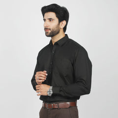 Men's Formal Shirt - Black