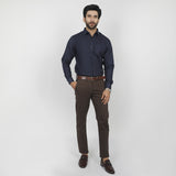 Men's Formal Chambray Shirt - Navy Blue, Men's Shirts, Chase Value, Chase Value