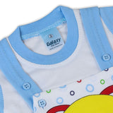 Newborn Boys Half Sleeves Romper - Blue, Newborn Boys Rompers, Chase Value, Chase Value