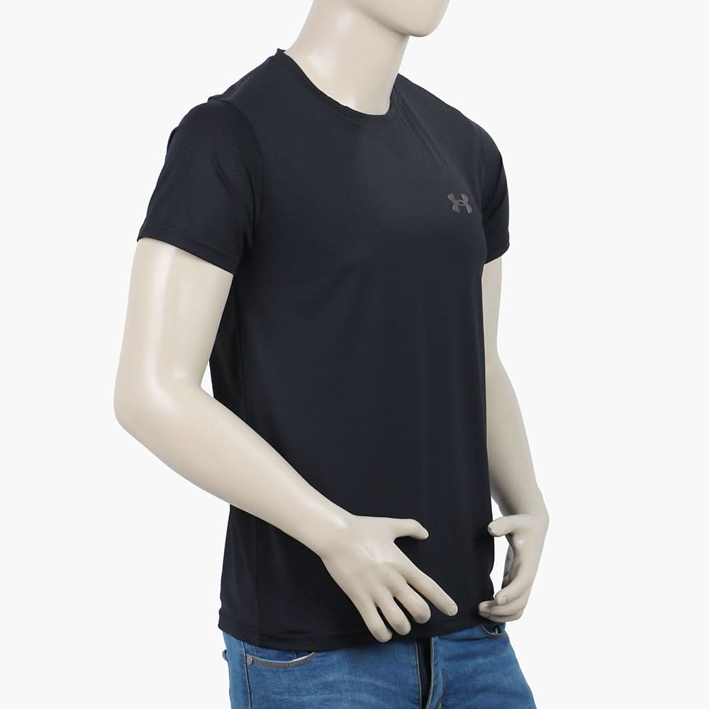 Men's Half Sleeves T-Shirt - Black, Men's T-Shirts & Polos, Chase Value, Chase Value