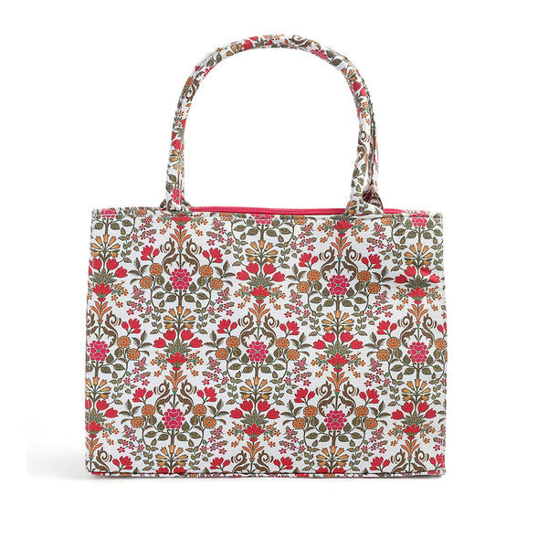 Women's Canvas Stylish Tote Bag - Multi Color