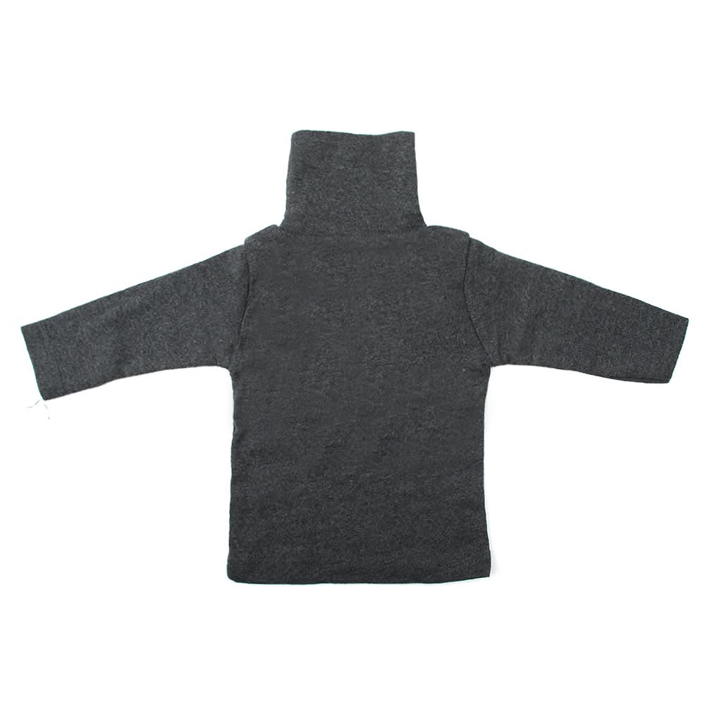 Newborn High Neck - Grey, Newborn Girls Winterwear, Chase Value, Chase Value