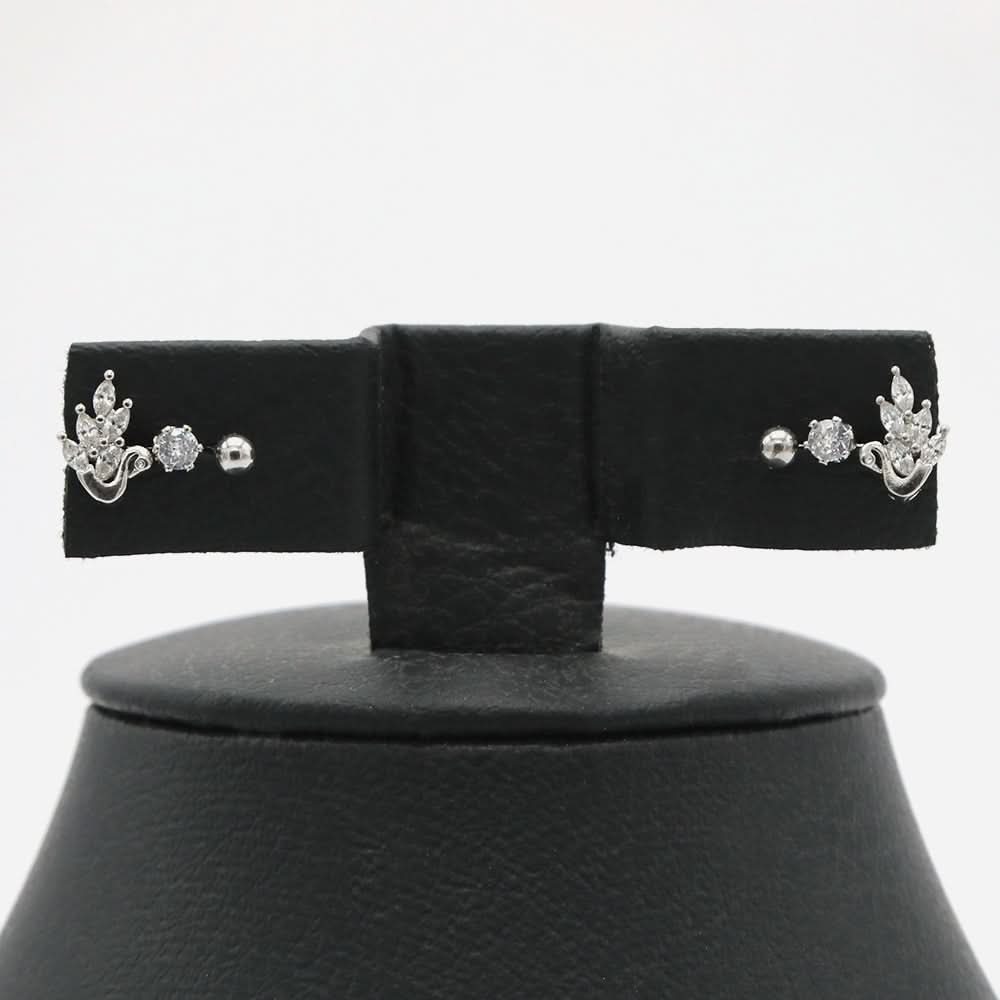 Women's Stud Earring - Silver, Women Earrings & Tops, Chase Value, Chase Value