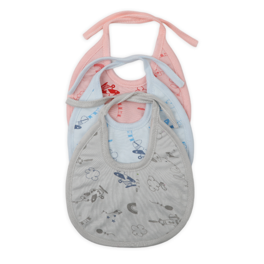 Newborn Baby Bib Medium - Multi Color