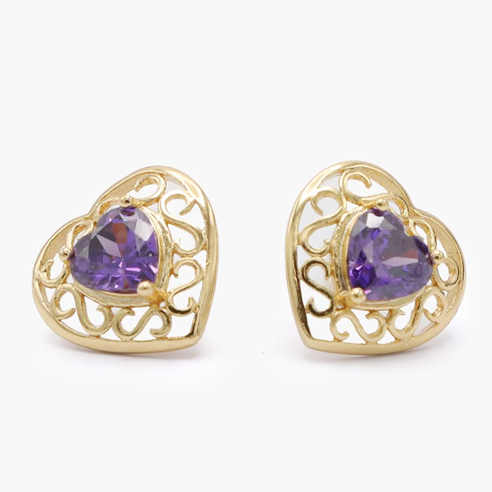 Women's Stud Earring - Golden, Women Earrings & Tops, Chase Value, Chase Value