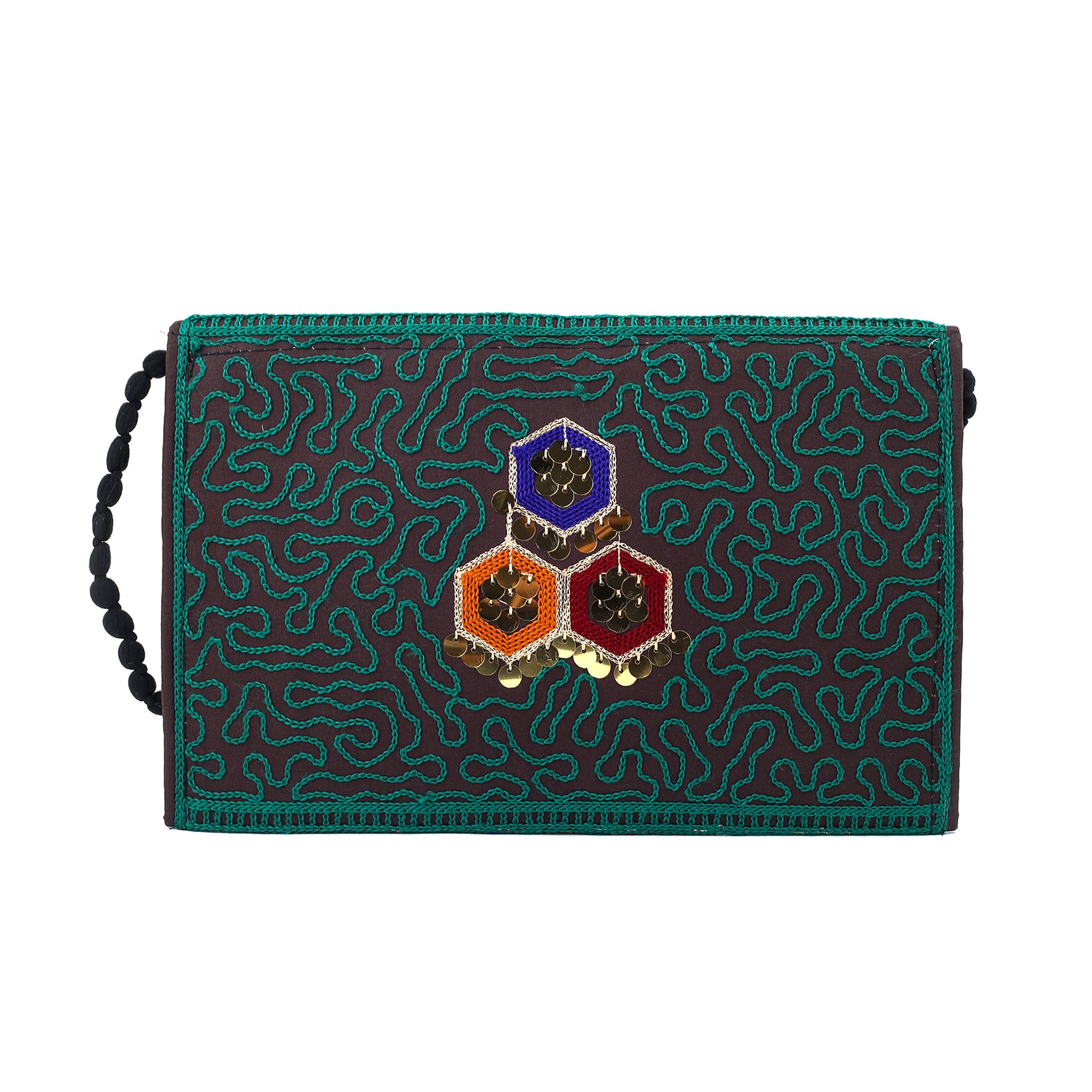 Women's Clutch Sindhi Traditional Embroidered, Women Clutches, Chase Value, Chase Value