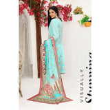 Bin Hameed Dania Printed Lawn Suit 3Pcs with Zari Lining Dupatta - 4, Women, 3Pcs Shalwar Suit, Rana Arts, Chase Value