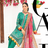 Bin Hameed Dania Printed Lawn Suit 3Pcs with Zari Lining Dupatta - 1, Women, 3Pcs Shalwar Suit, Rana Arts, Chase Value