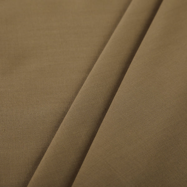 Men's Valuable Plain Polyester Viscose Unstitched Suit - Dark Brown