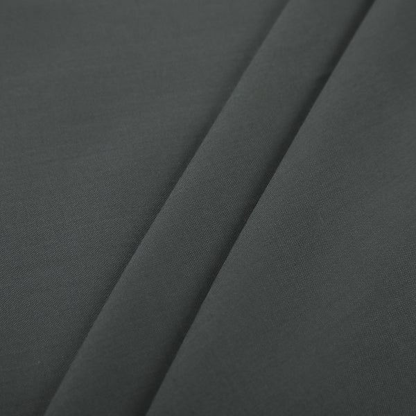 Men's Valuable Plain Polyester Viscose Unstitched Suit - Dark Grey