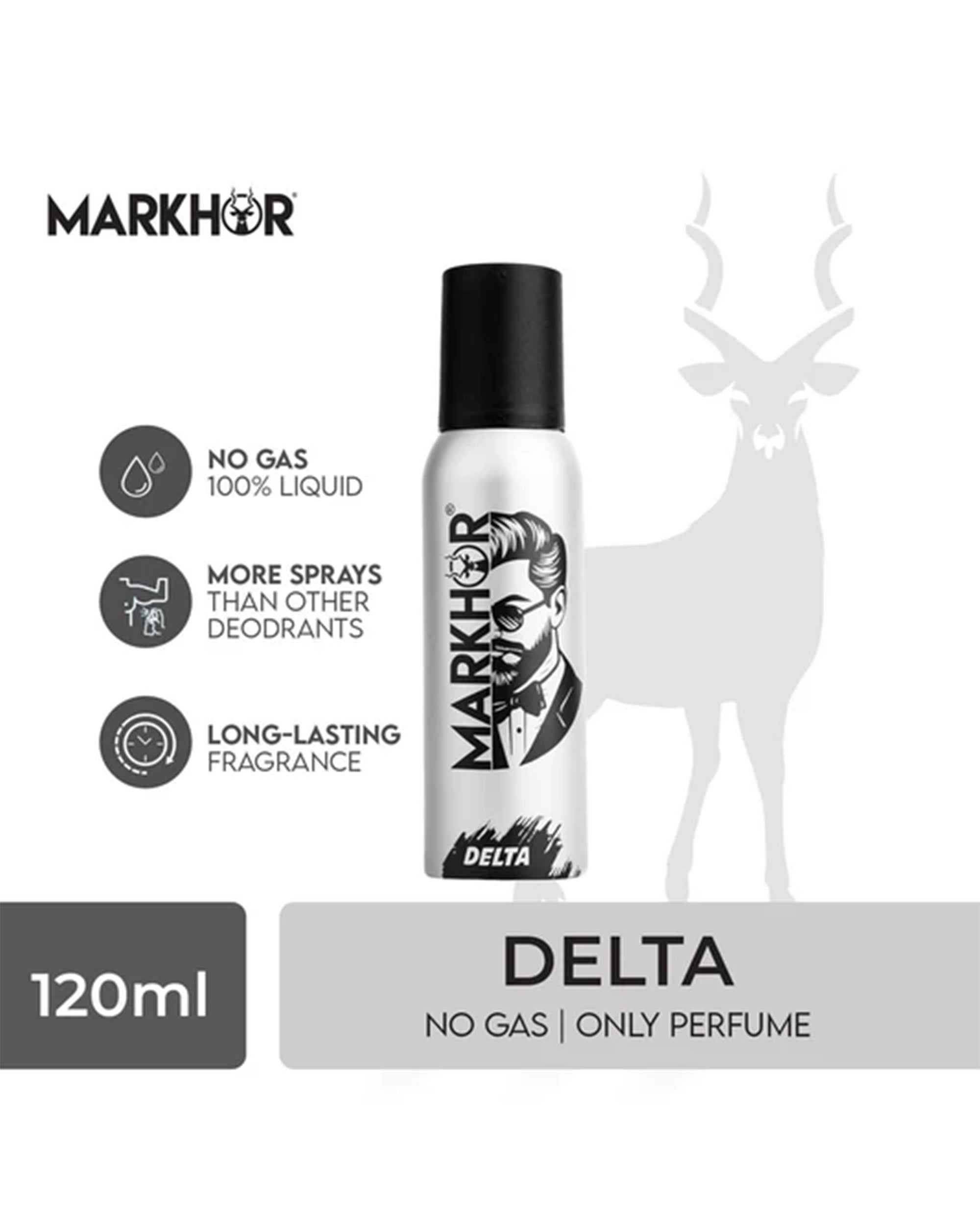 Markhor Body Spray Noir - 120ml