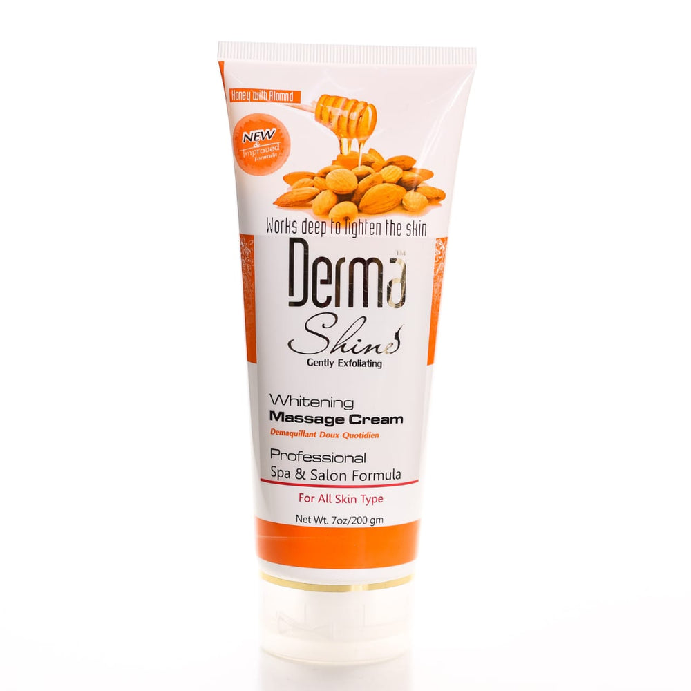 Derma Shine Pure Whitening Massage Cream with Honey And Almond 200gm, Creams & Lotions, Derma, Chase Value