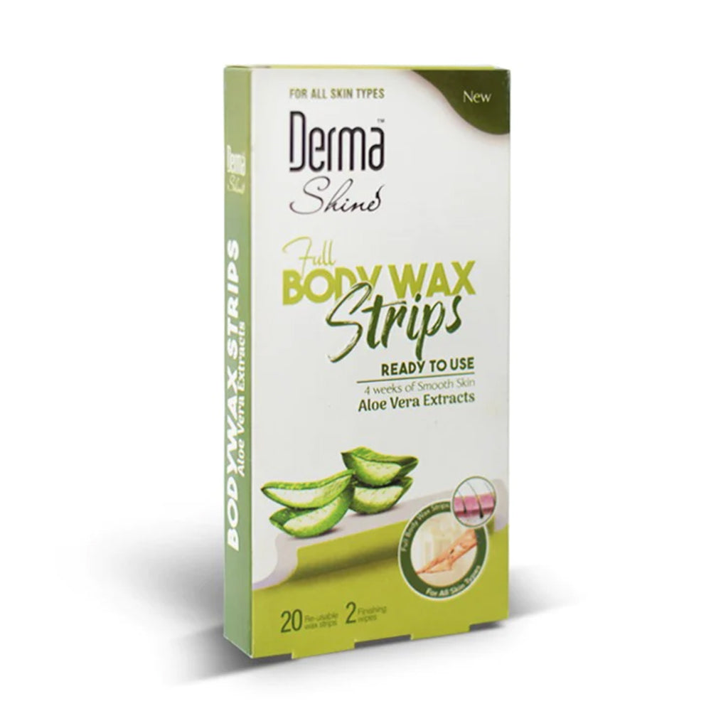Derma Shine Body Strips 20'S - Aloe Vera, Hair Removal, Derma Shine, Chase Value