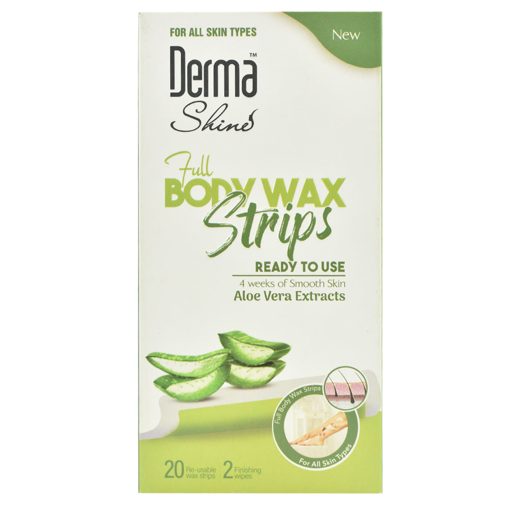 Derma Shine Body Strips 20'S - Aloe Vera, Hair Removal, Derma Shine, Chase Value