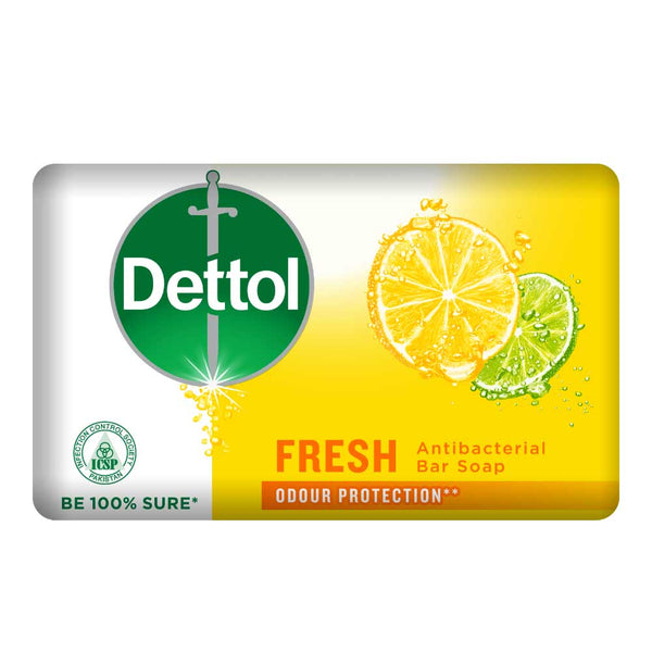 Dettol Fresh Antibacterial Bar Soap - 110g
