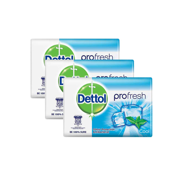 Dettol Cool Antibacterial Bar 80g Pack of 3, Soaps, Chase Value, Chase Value