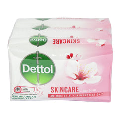 Dettol Skin Care Antibacterial Bar Soap 80g Pack of 3, Soaps, Chase Value, Chase Value