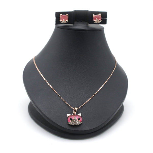Women's Locket Set - Pink