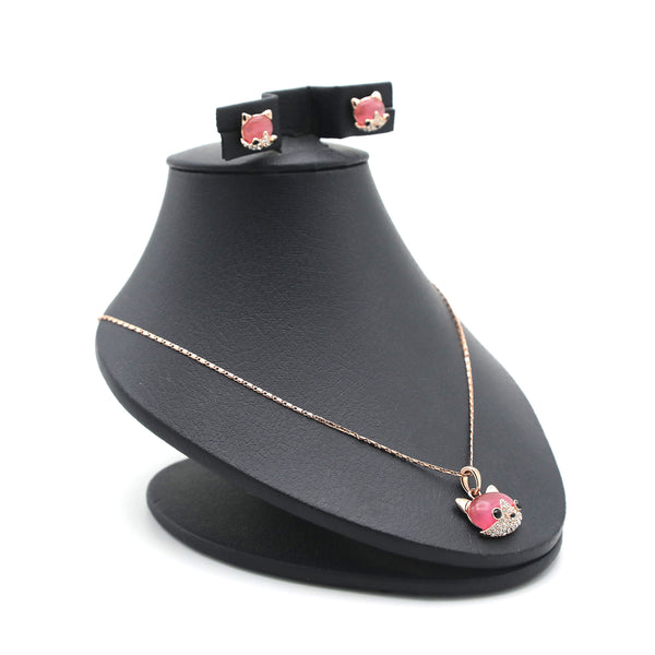 Women's Locket Set - Pink