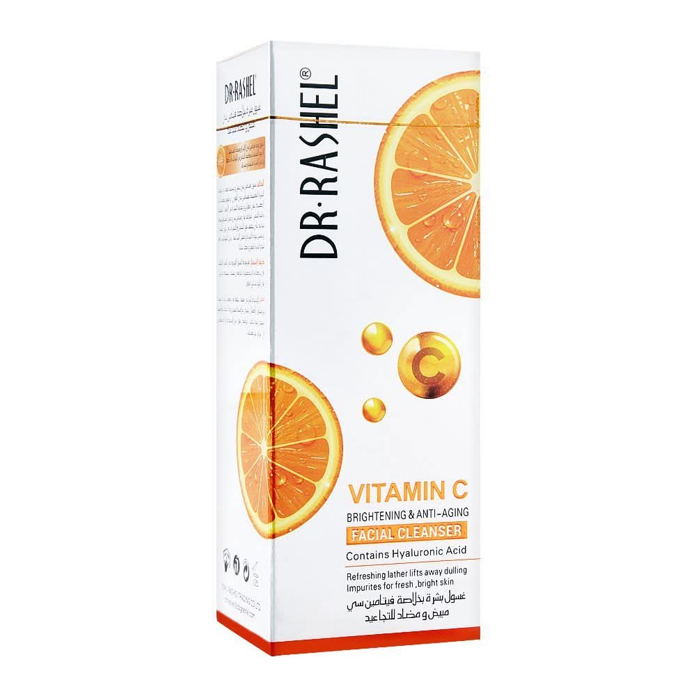 Dr. Rashel Vitamin C Brightening & Anti Aging Face Cleanser, 80ml, Skin Treatments, Dr Rashel, Chase Value
