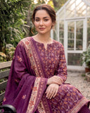 Dr Haris Khaddar Printed 3 Pc Suit
