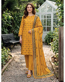 Dr Haris Khaddar Printed 3 Pc Suit