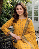 Dr Haris Khaddar Printed 3 Pc Suit