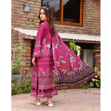 Schick Sitara Gold Printed Unstitched 3Pcs Suit With Dupatta - 7, Women, 3Pcs Shalwar Suit, MI Creation, Chase Value