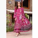 Schick Sitara Gold Printed Unstitched 3Pcs Suit With Dupatta - 7, Women, 3Pcs Shalwar Suit, MI Creation, Chase Value