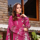 Schick Sitara Gold Printed Unstitched 3Pcs Suit With Dupatta - 7, Women, 3Pcs Shalwar Suit, MI Creation, Chase Value