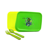 Slim Line Lunch Box – Sleek & Space-Saving Food Container

 - Green, Tiffin Boxes & Bottles, Chase Value, Chase Value