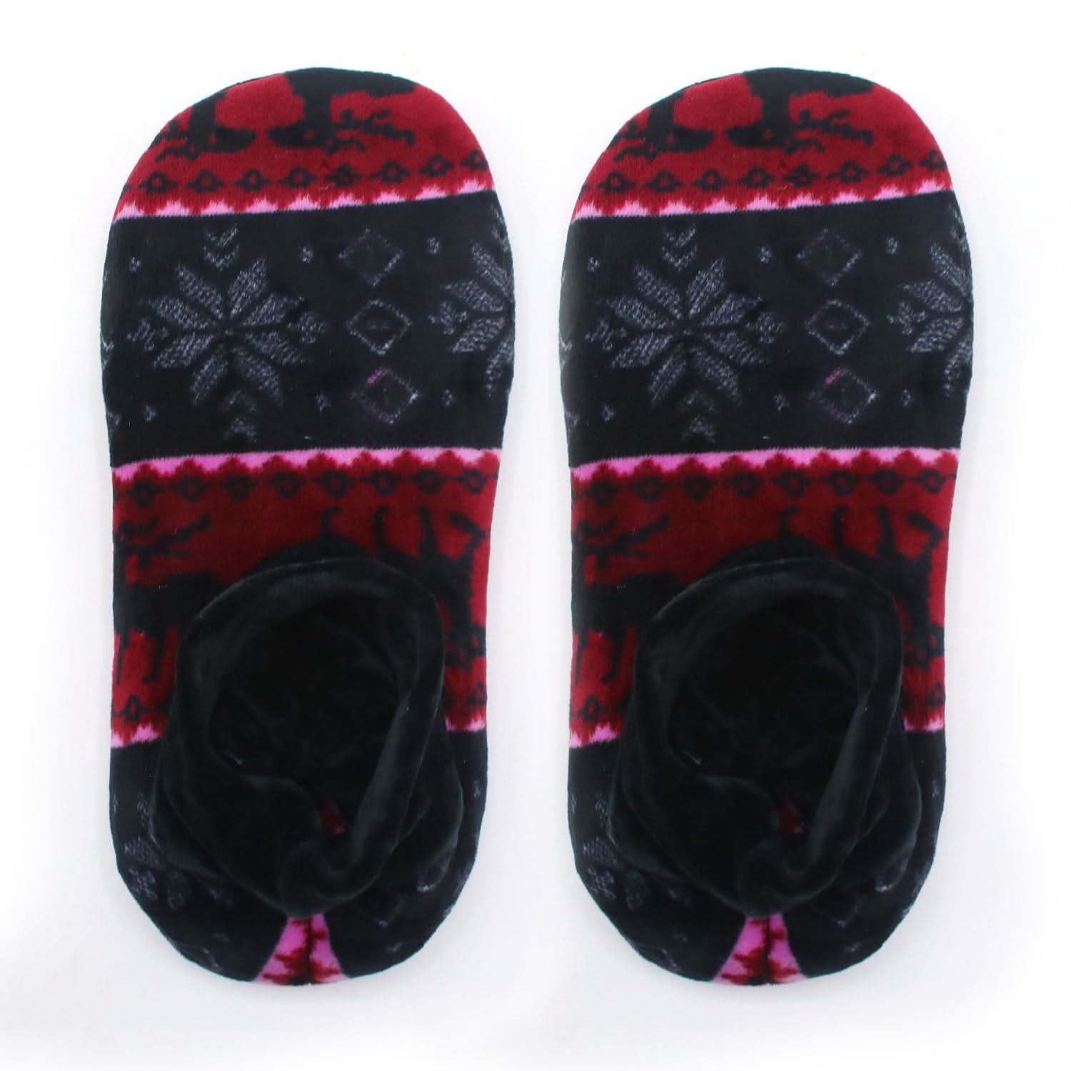 Women's Velvet Boot Socks - Black, Women Socks Stocking & Gloves, Chase Value, Chase Value