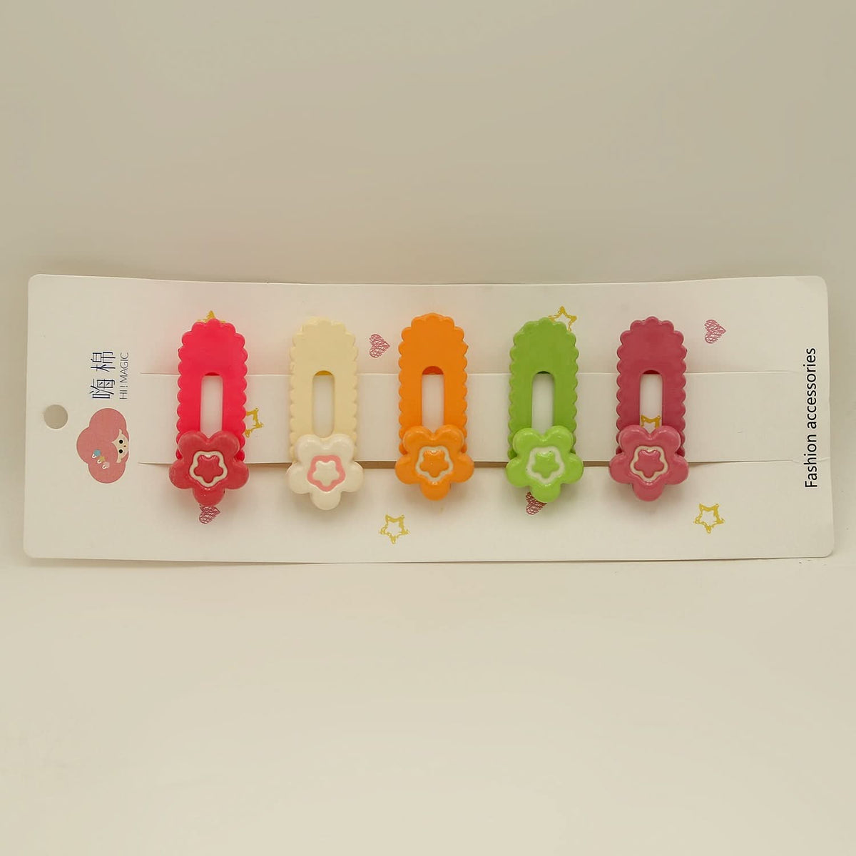 Girls Hair Pin Pack Of 5 - Multi Color, Girls Hair Accessories, Chase Value, Chase Value