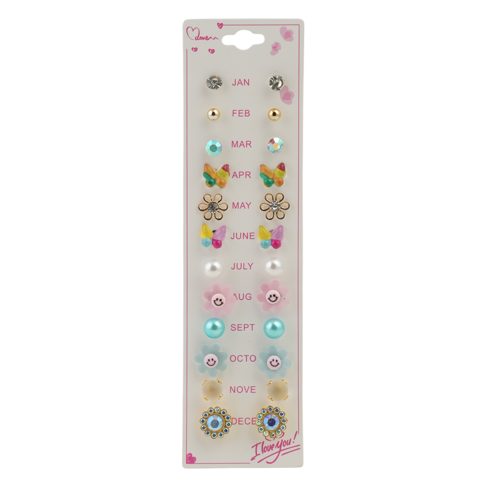 Girls Tops Card pack Of 12, Girls Earrings & Tops, Chase Value, Chase Value
