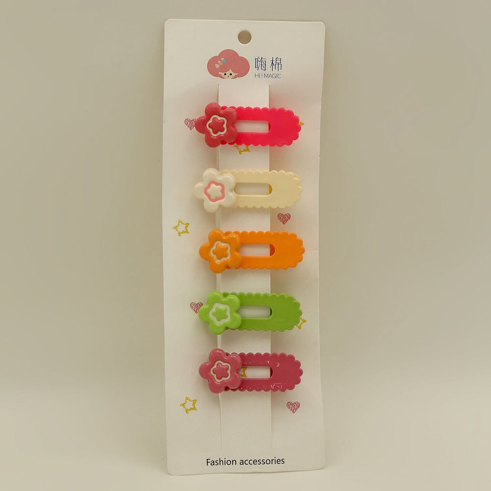 Girls Hair Pin Pack Of 5 - Multi Color, Girls Hair Accessories, Chase Value, Chase Value