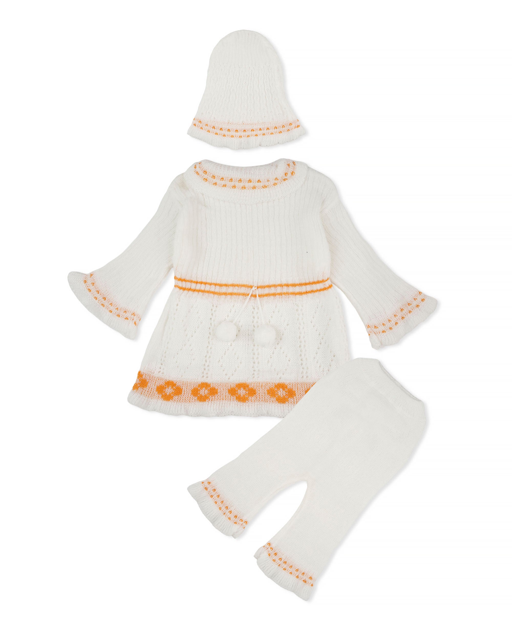 Newborn Girls Irani Suit 3 Piece Set, Newborn Girls Sets & Suits, Chase Value, Chase Value