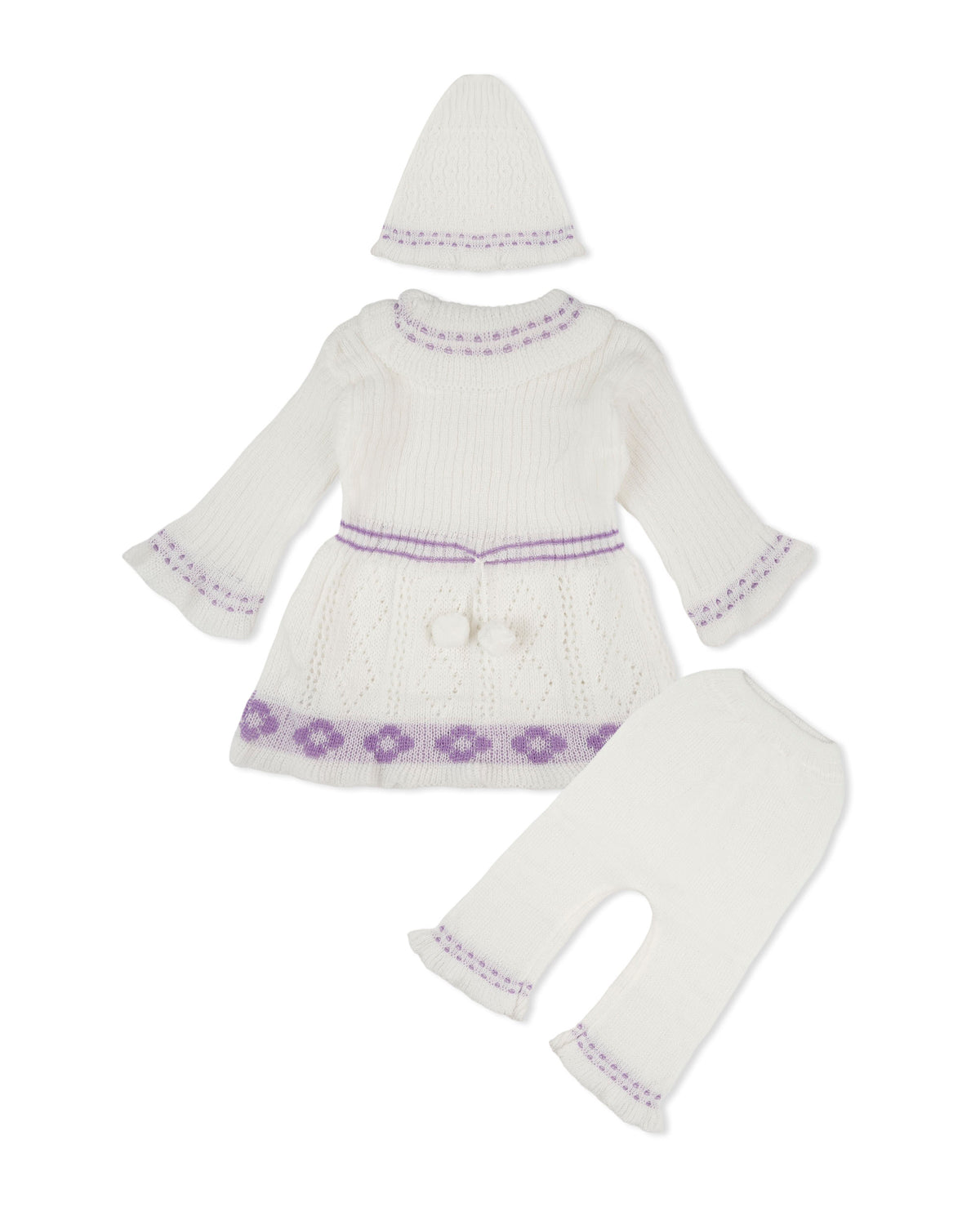 Newborn Girls Irani Suit 3 Piece Set, Newborn Girls Sets & Suits, Chase Value, Chase Value