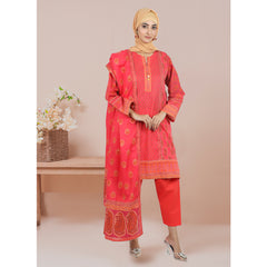 Eminent Women's Un-Stitched 3pcs Suit