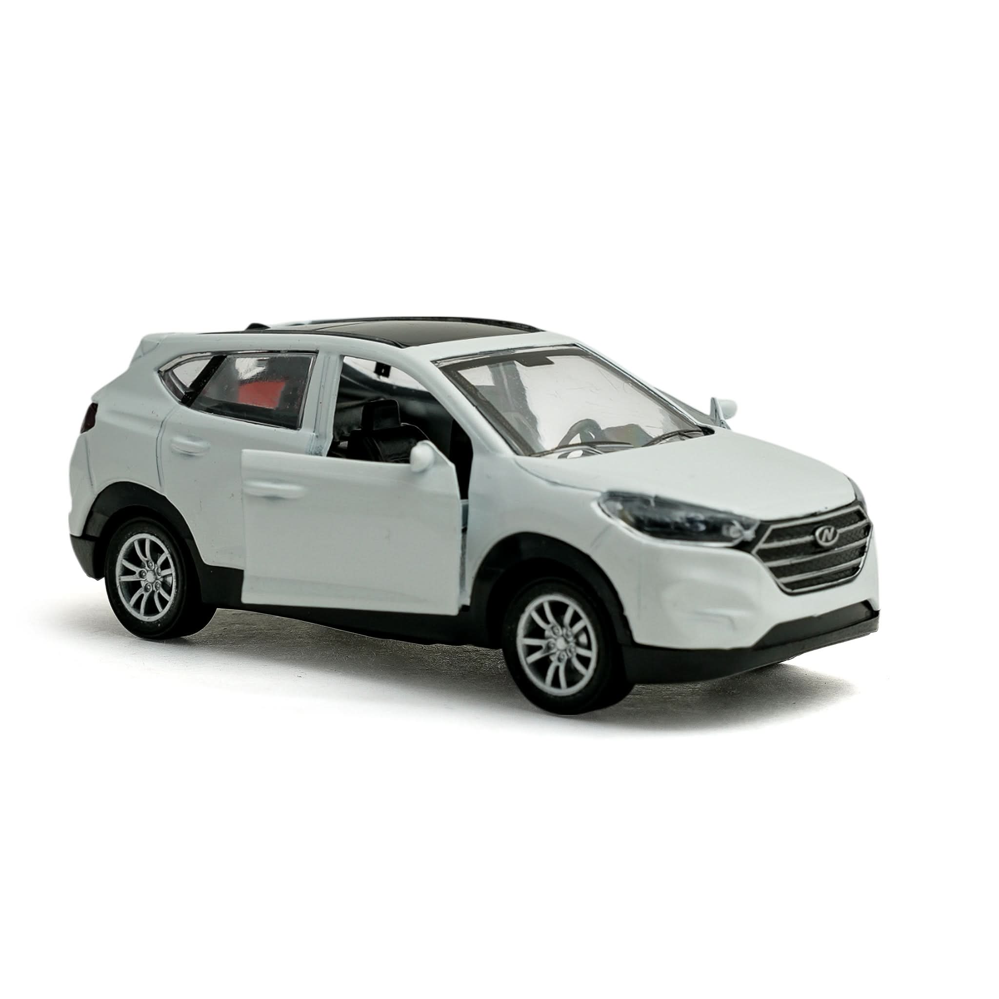 Die Cast Car With Light And Sound - White, Die-cast Model Car, Chase Value, Chase Value