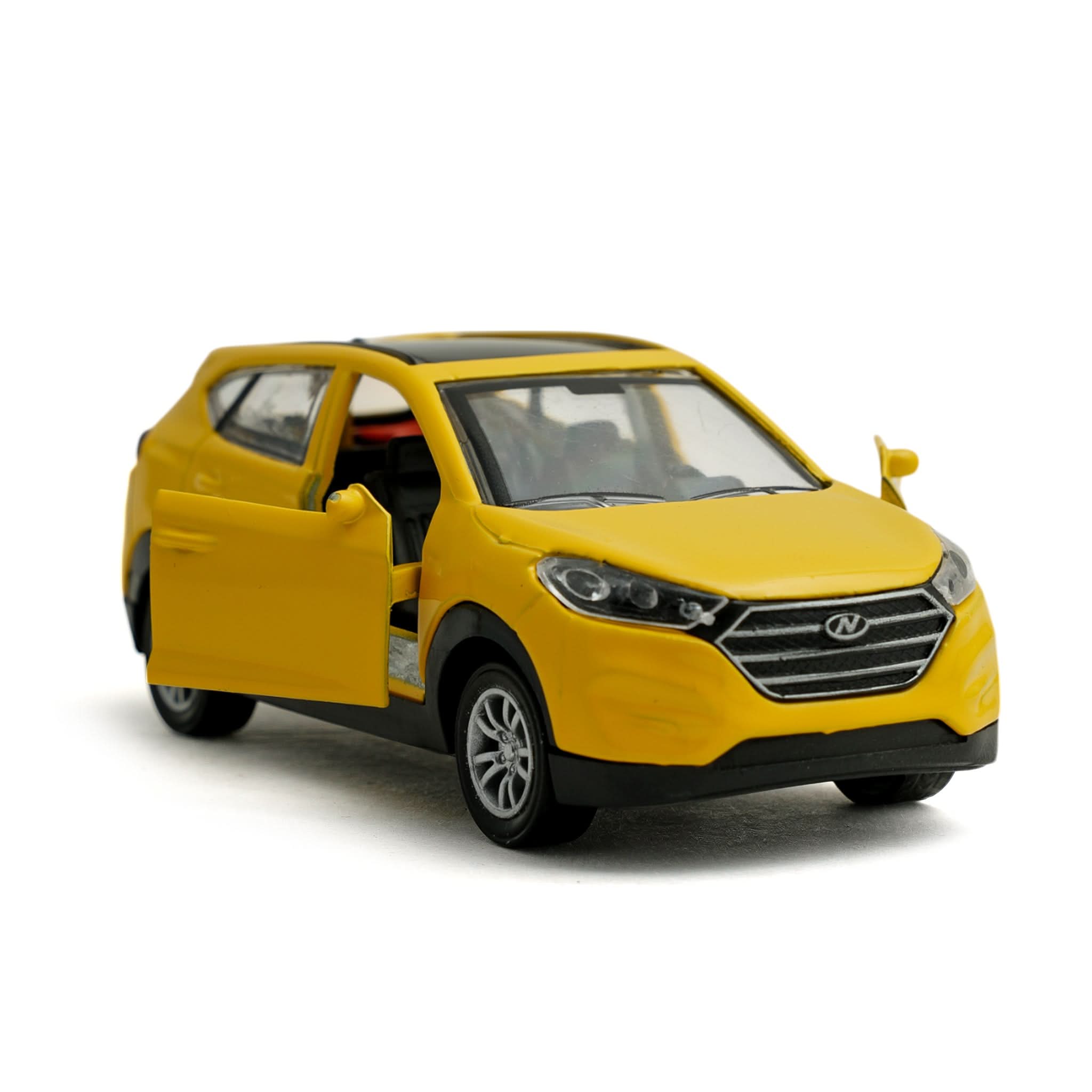 Die Cast Car With Light And Sound - Yellow, Die-cast Model Car, Chase Value, Chase Value