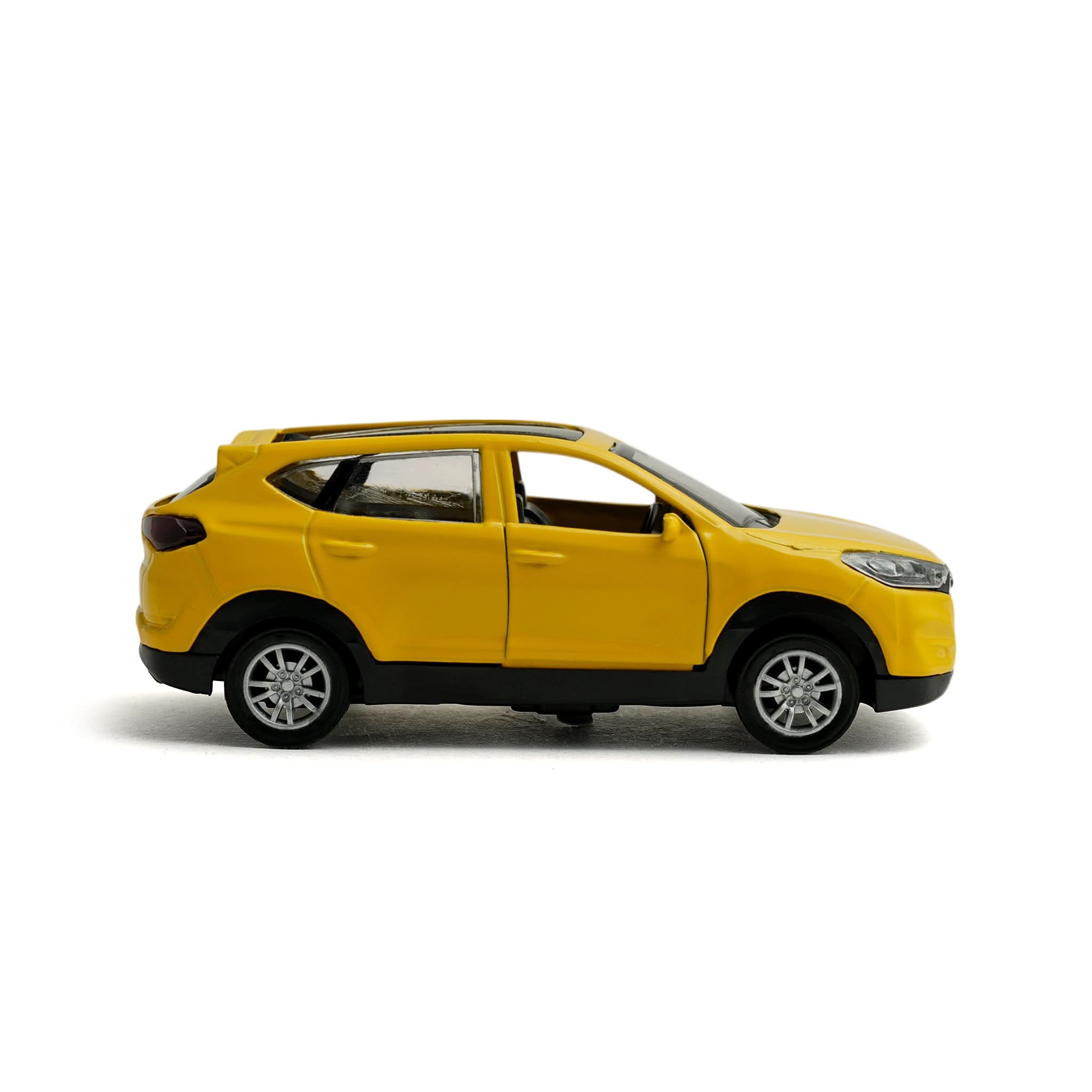 Die Cast Car With Light And Sound - Yellow, Die-cast Model Car, Chase Value, Chase Value