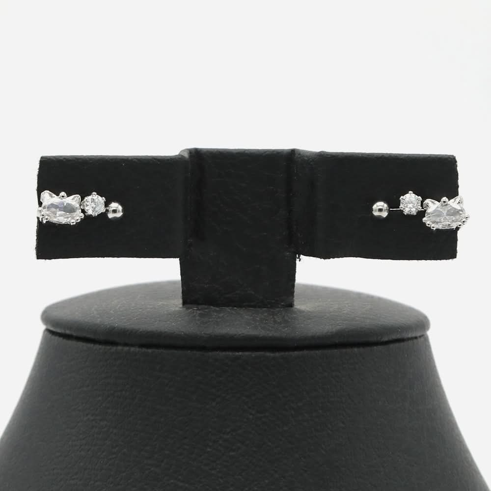 Women's Stud Earring - Silver, Women Earrings & Tops, Chase Value, Chase Value